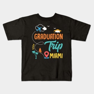 Graduation celebration Miami Trip 2024 Gift For Men Women Kids T-Shirt